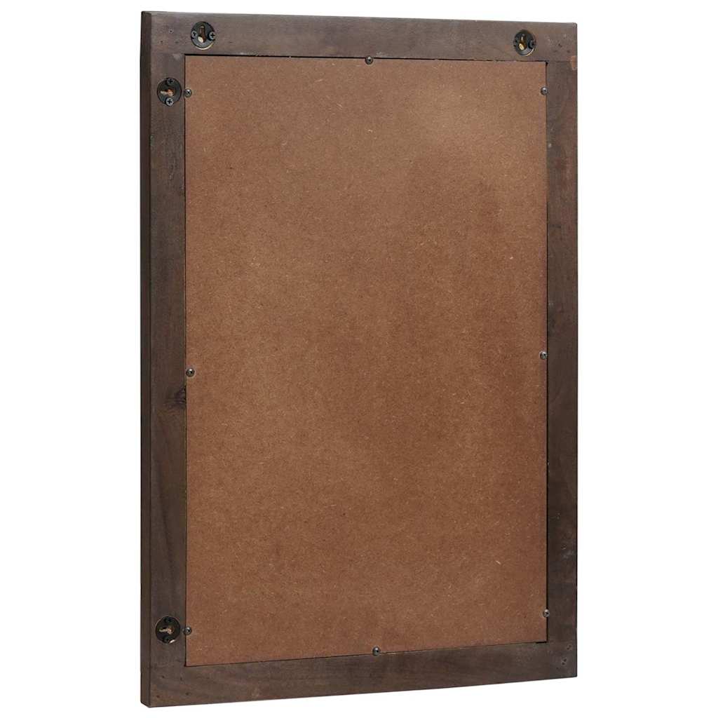 vidaXL Badezimmer Spiegel Rechtwinklig Walnuss 50 x 2,5 x 70 cm