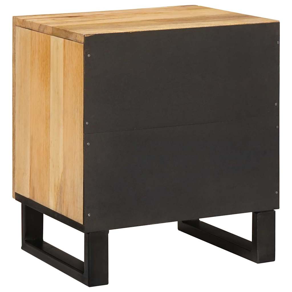 vidaXL Nachttisch Natur 40 x 33 x 46 cm