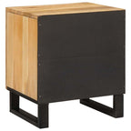 vidaXL Nachttisch Natur 40 x 33 x 46 cm