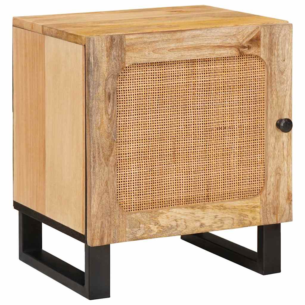vidaXL Nachttisch 2 pcs Natur 40 x 33 x 46 cm