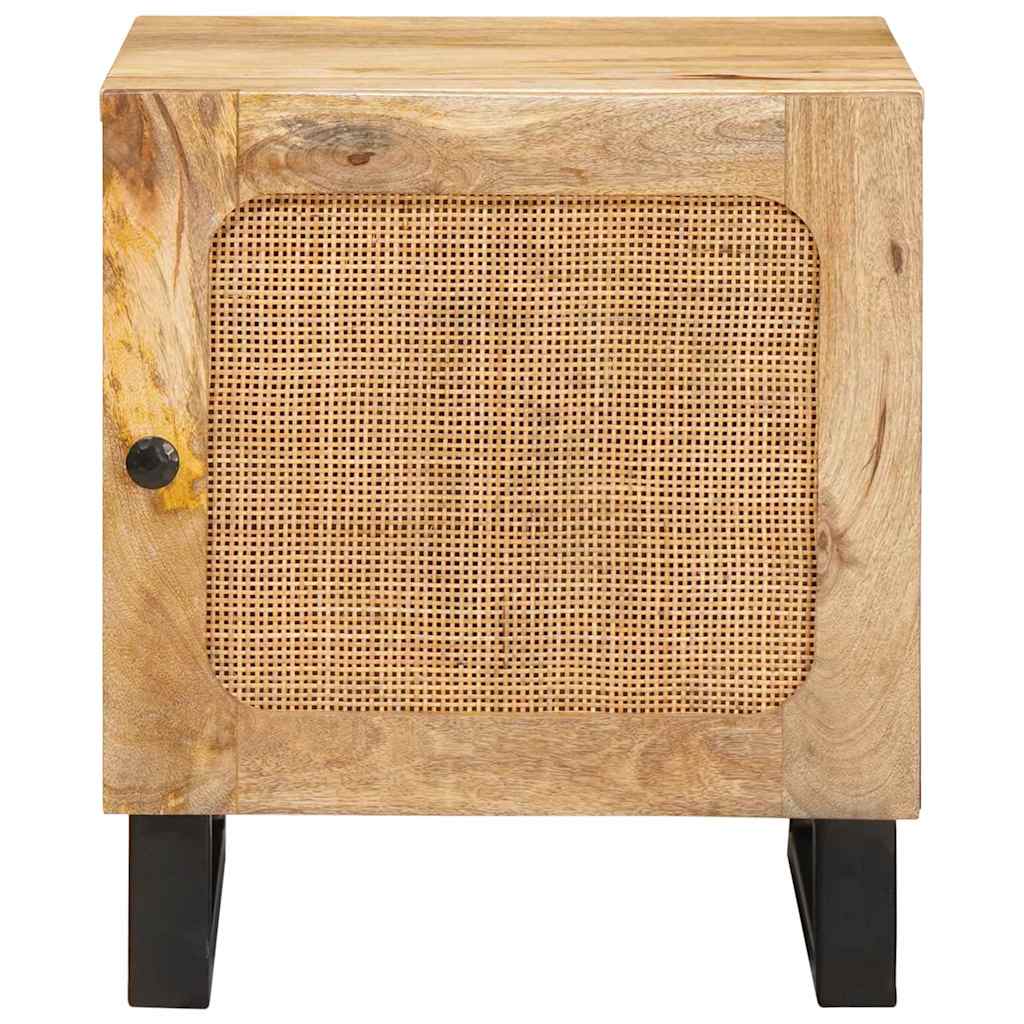 vidaXL Nachttisch 2 pcs Natur 40 x 33 x 46 cm