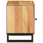 vidaXL Nachttisch 2 pcs Natur 40 x 33 x 46 cm