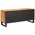 vidaXL TV-Schränk mit Speicher Braun 105 x 33 x 46 cm Massivholz Mango