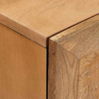 vidaXL TV-Einheiten Hellbraun 105 x 33 x 46 cm Massivholz Mango