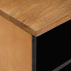 vidaXL TV-Schränk mit Schubladen 100 x 33 x 46 cm Massivholz Mango
