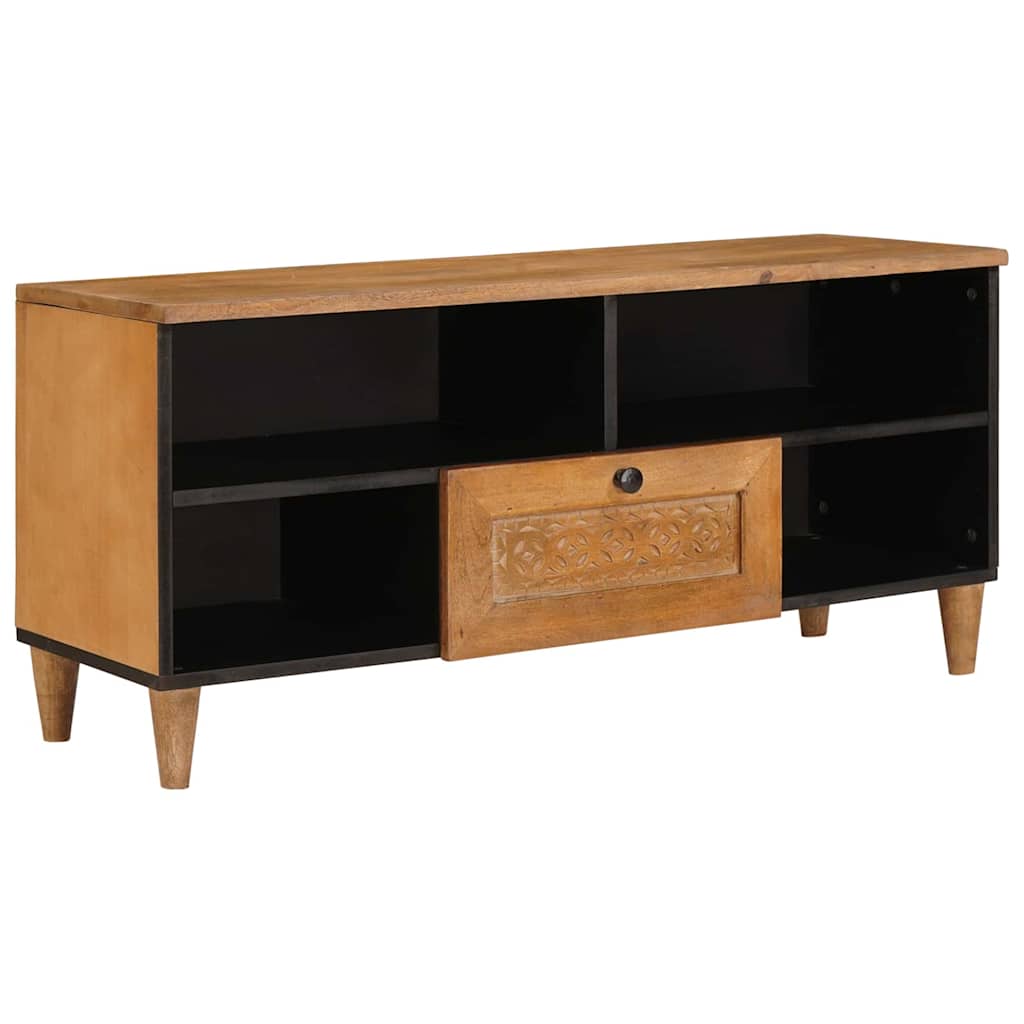 vidaXL TV-Schränk mit Schubladen 100 x 33 x 46 cm Massivholz Mango