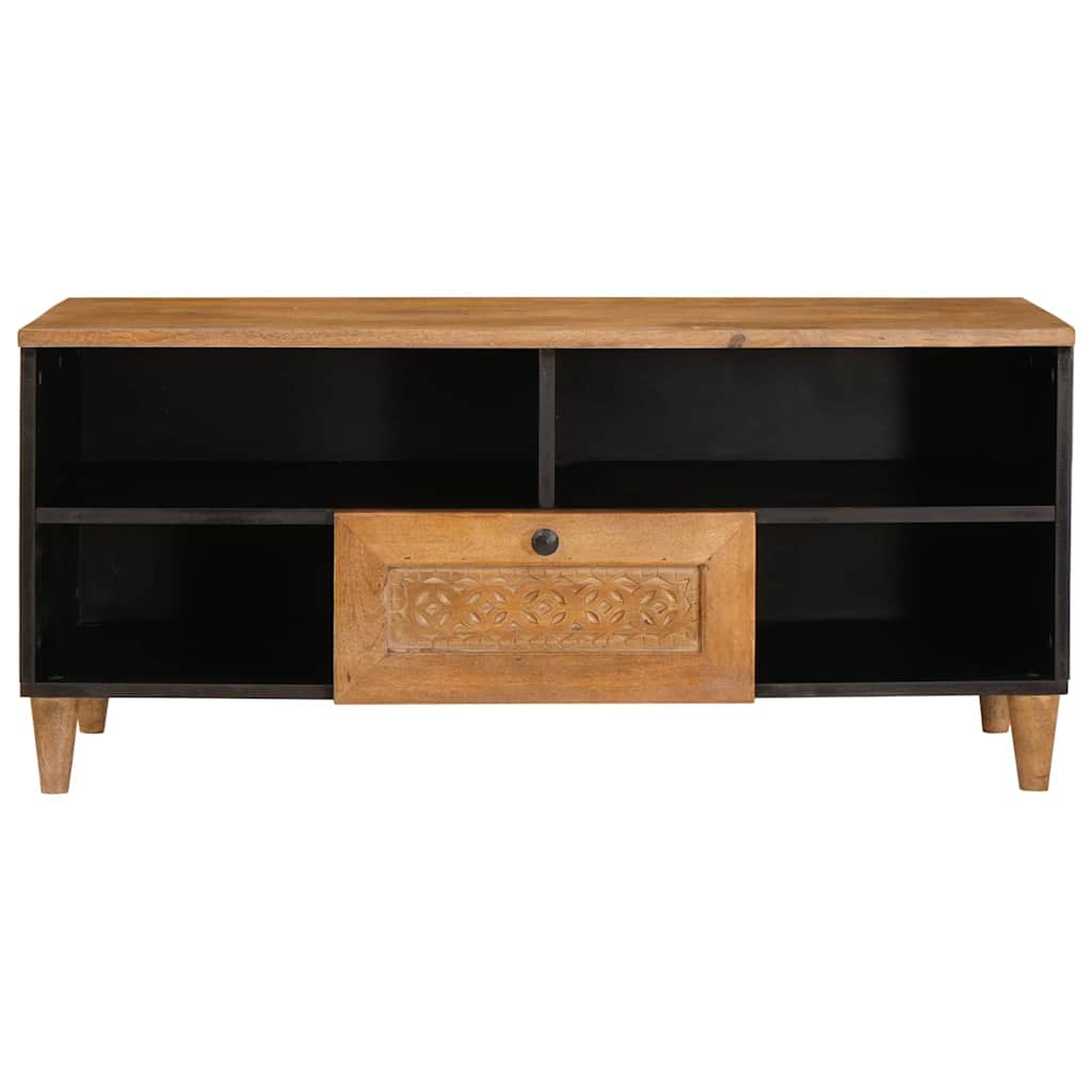 vidaXL TV-Schränk mit Schubladen 100 x 33 x 46 cm Massivholz Mango