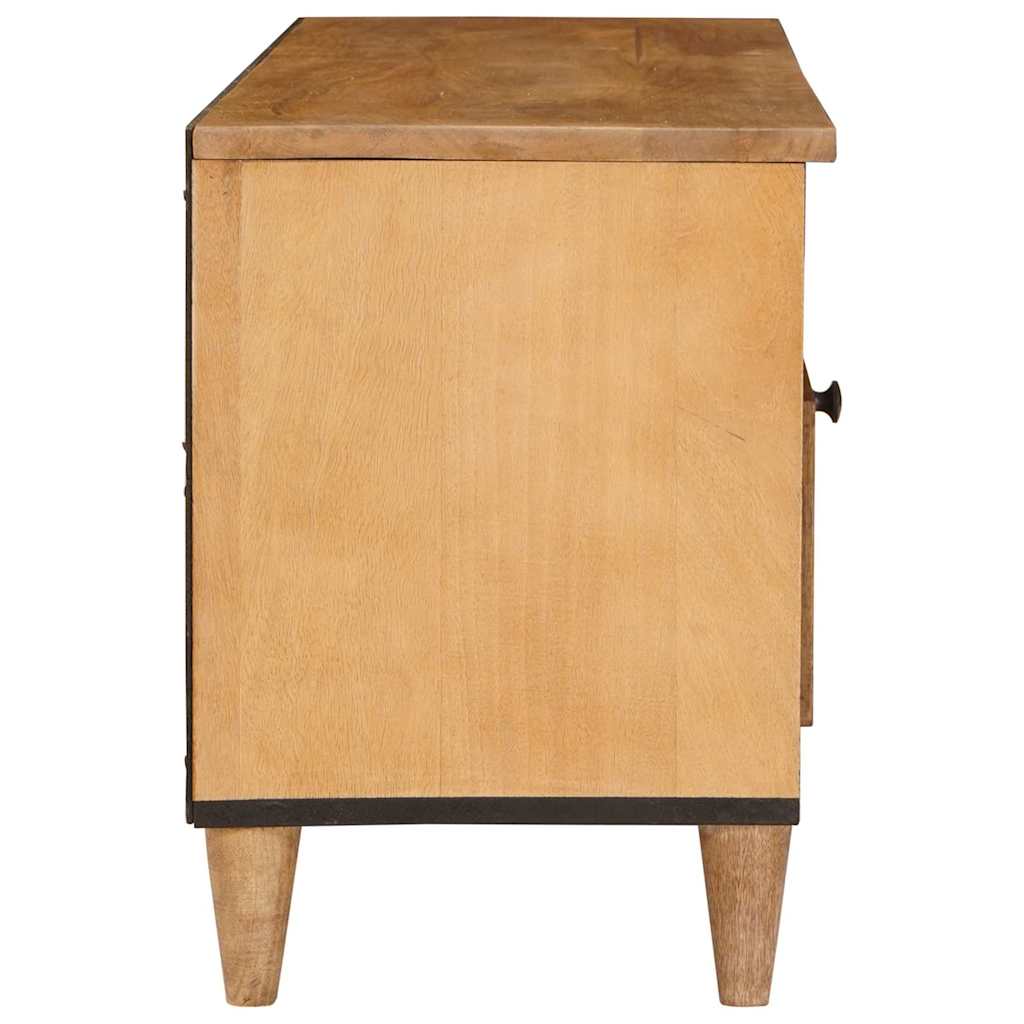 vidaXL TV-Schränk mit Schubladen 100 x 33 x 46 cm Massivholz Mango