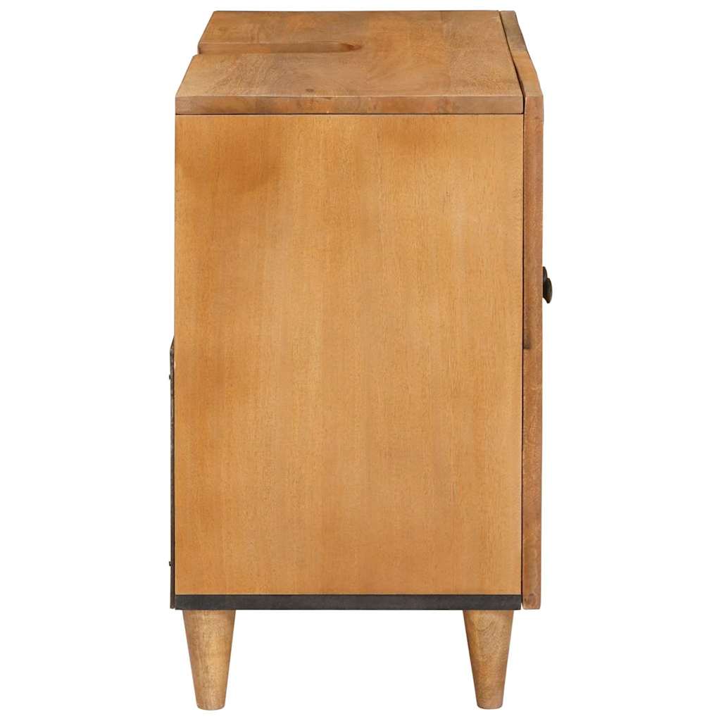 vidaXL Badezimmerschrank Wandmontiert Hellbraun 62 x 33 x 58 cm