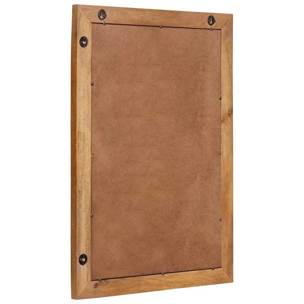 vidaXL Wandspiegel Rechtwinklig 70 x 50 cm Ingenieurholz und Glas