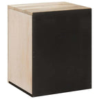 vidaXL Badezimmerschrank mit Tür Weiß 38 x 33 x 48 cm Holzwerkstoff