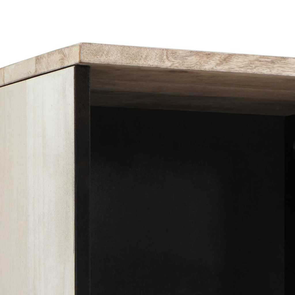 vidaXL Badezimmerschrank mit Regal Weiß 38 x 33 x 160 cm Holzwerkstoff