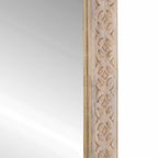 vidaXL Wandspiegel Bleached White 70 x 50 cm Ingenieurholz und Glas