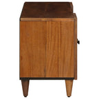 vidaXL TV-Schränk mit Tür Walnuss 105 x 33 x 46 cm Massivholz Mango