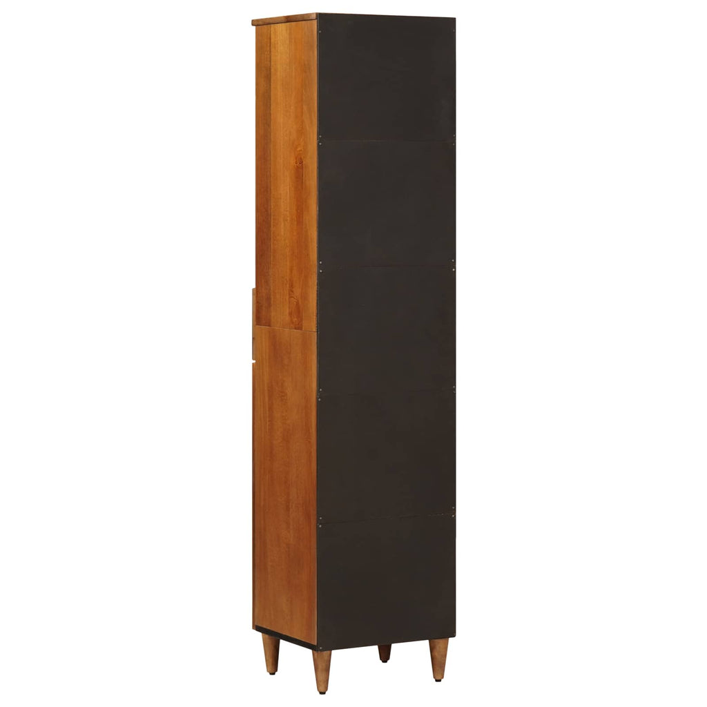 vidaXL Badezimmerschrank mit Schubladen Walnuss 38 x 33 x 160 cm
