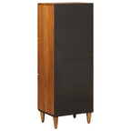 vidaXL Highboard mit Tür Walnuss 40 x 33 x 110 cm Massivholz Mango