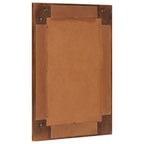 vidaXL Badezimmer Spiegel Walnuss 50 x 70 x 2,5 cm Massivholz Mango