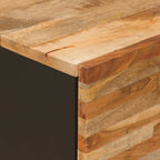 vidaXL Aufbewahrungs-Sideboard Braun 60 x 33 x 75 cm Massivholz Mango