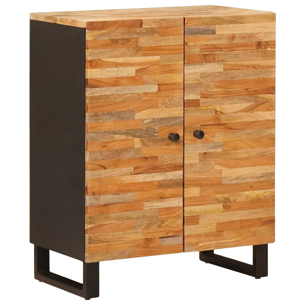 vidaXL Aufbewahrungs-Sideboard Braun 60 x 33 x 75 cm Massivholz Mango