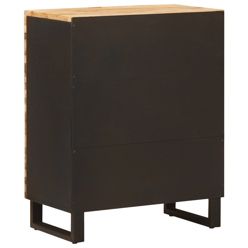 vidaXL Aufbewahrungs-Sideboard Braun 60 x 33 x 75 cm Massivholz Mango