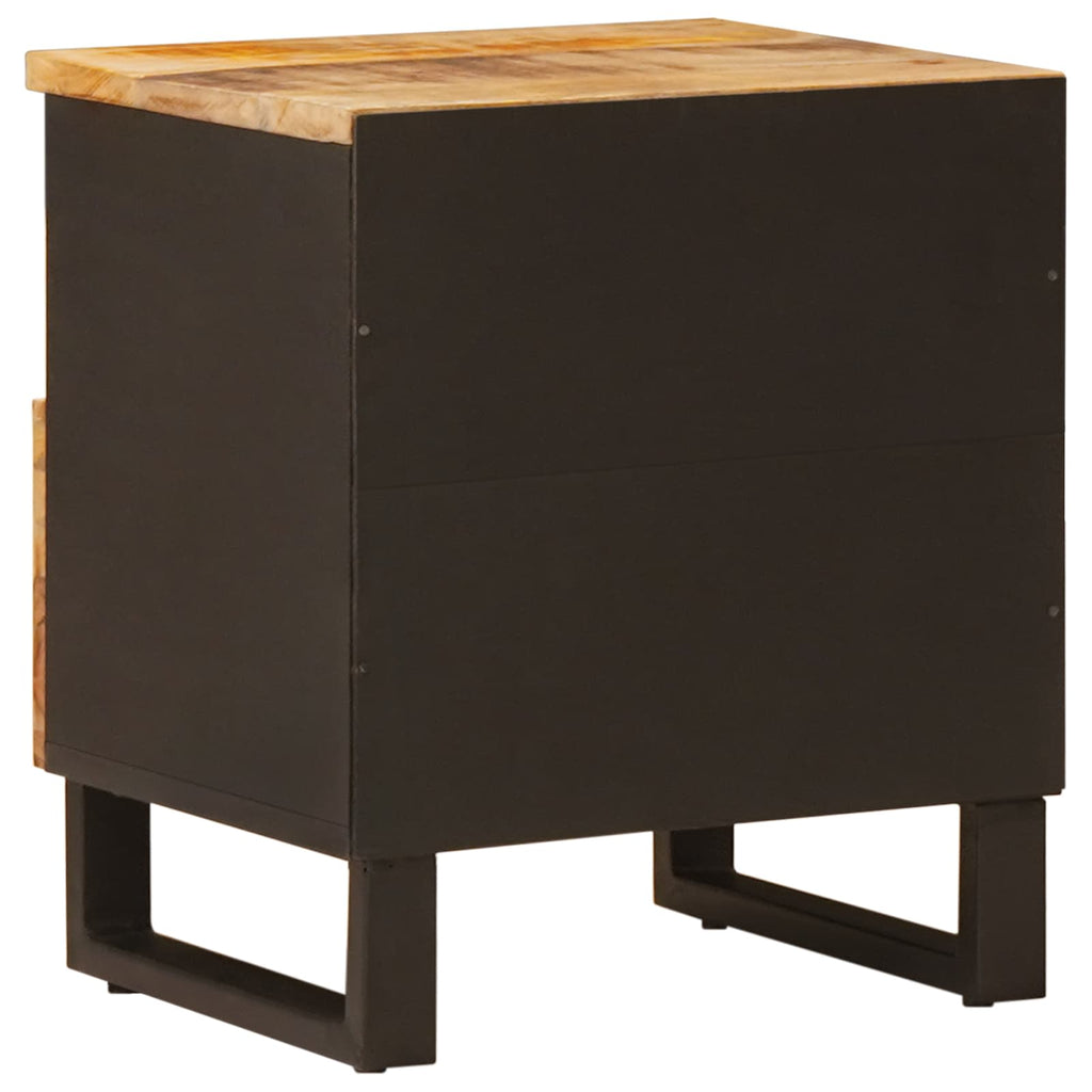 vidaXL Bettkasten Braun 40 x 33 x 46 cm Massivholz Mango
