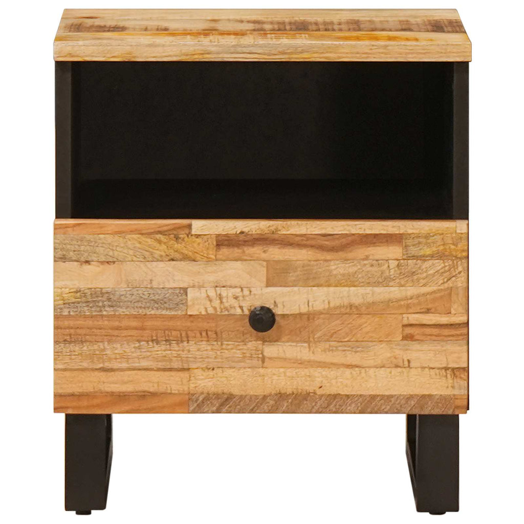vidaXL Bettkasten Braun 40 x 33 x 46 cm Massivholz Mango