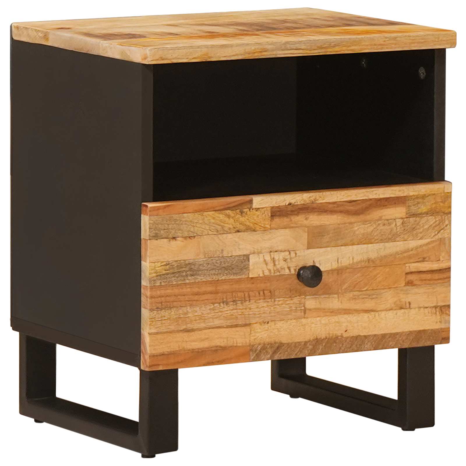 vidaXL Bettkasten 2 pcs Braun 40 x 33 x 46 cm Massivholz Mango