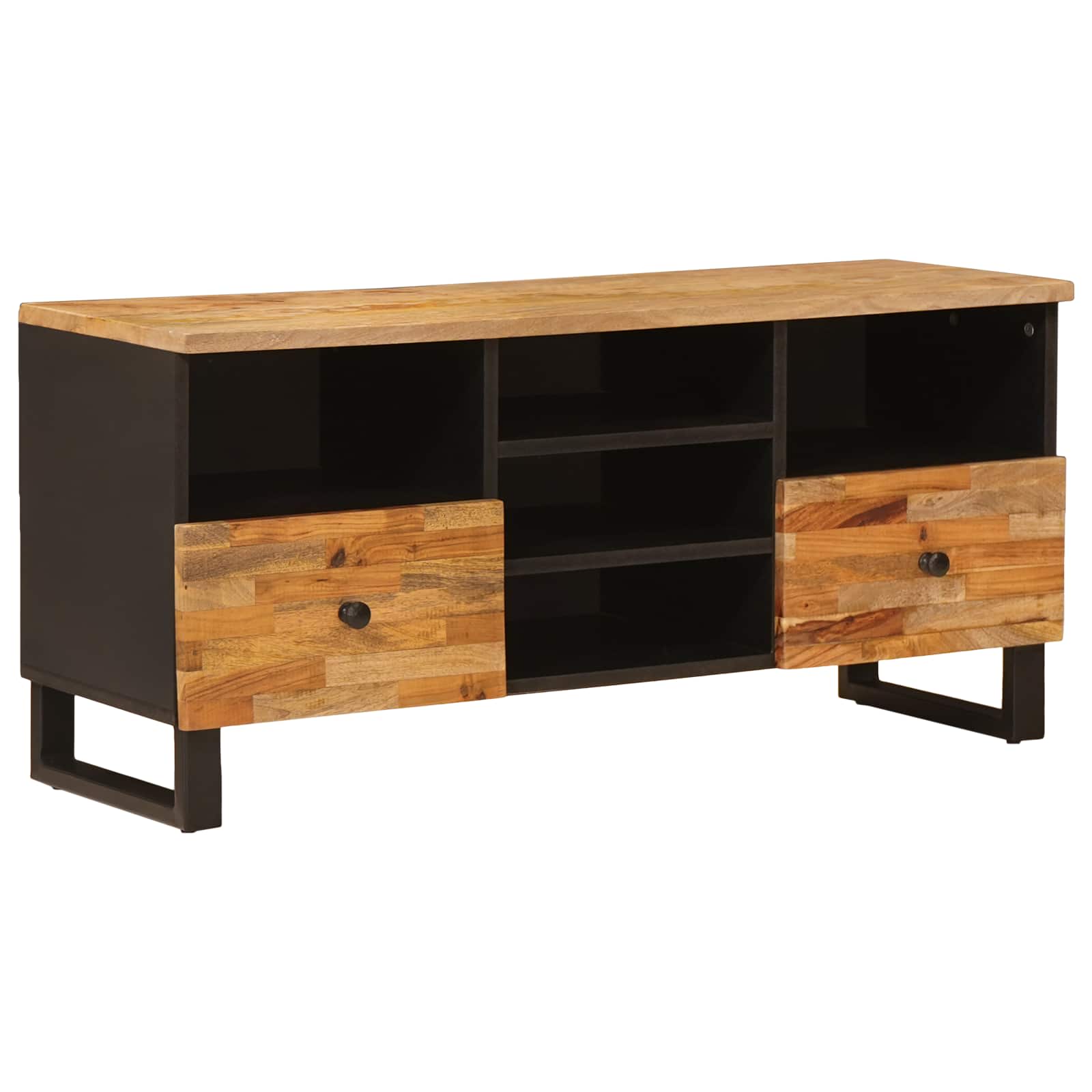 vidaXL TV-Schränk Corona Braun 100 x 33 x 46 cm Massivholz Mango