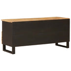 vidaXL TV-Schränk Corona Braun 100 x 33 x 46 cm Massivholz Mango