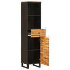 vidaXL Badezimmerschrank mit Schubladen Artisan-Eiche 38 x 33 x 160 cm