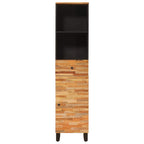 vidaXL Badezimmerschrank mit Schubladen Artisan-Eiche 38 x 33 x 160 cm