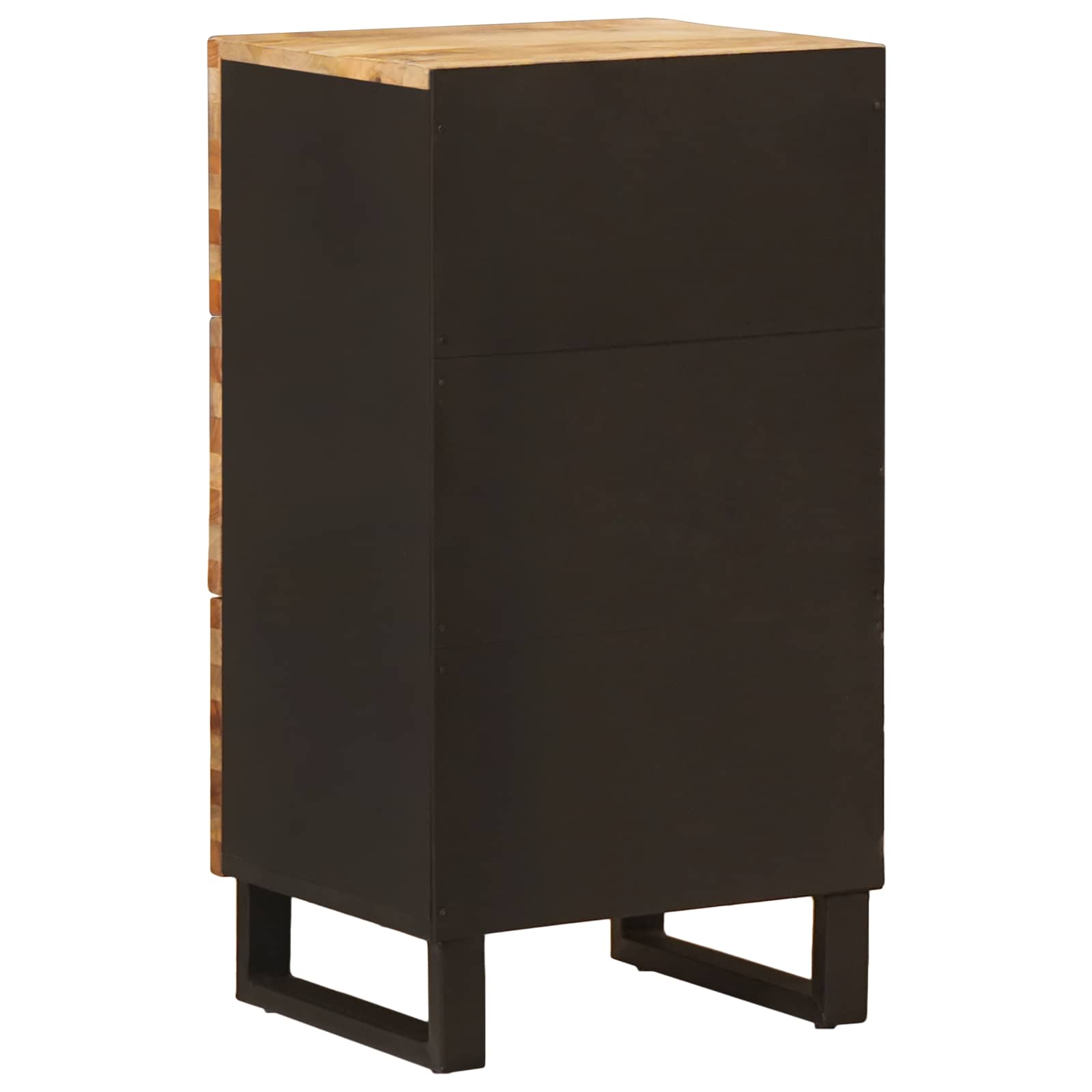 vidaXL Seitenschrank Braun 40 x 33 x 75 cm Massivholz Mango