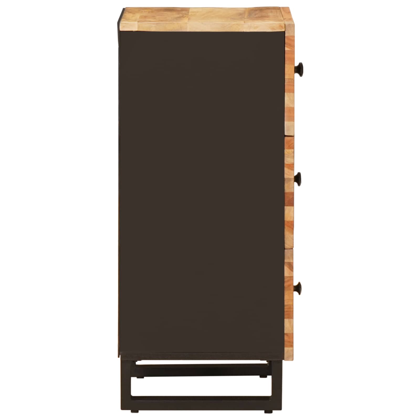vidaXL Seitenschrank Braun 40 x 33 x 75 cm Massivholz Mango
