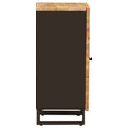 vidaXL Seitenschrank mit Tür Braun 40 x 33 x 75 cm Massivholz Mango