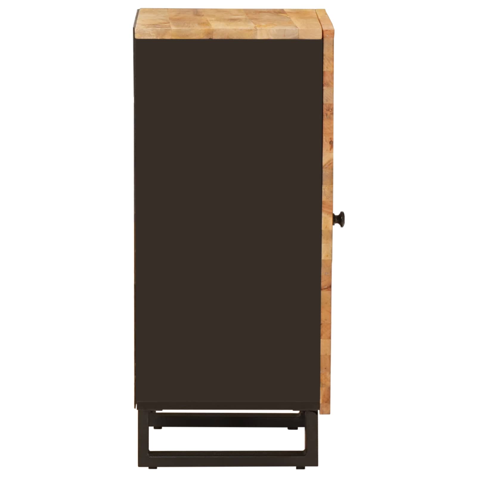 vidaXL Seitenschrank mit Tür Braun 40 x 33 x 75 cm Massivholz Mango
