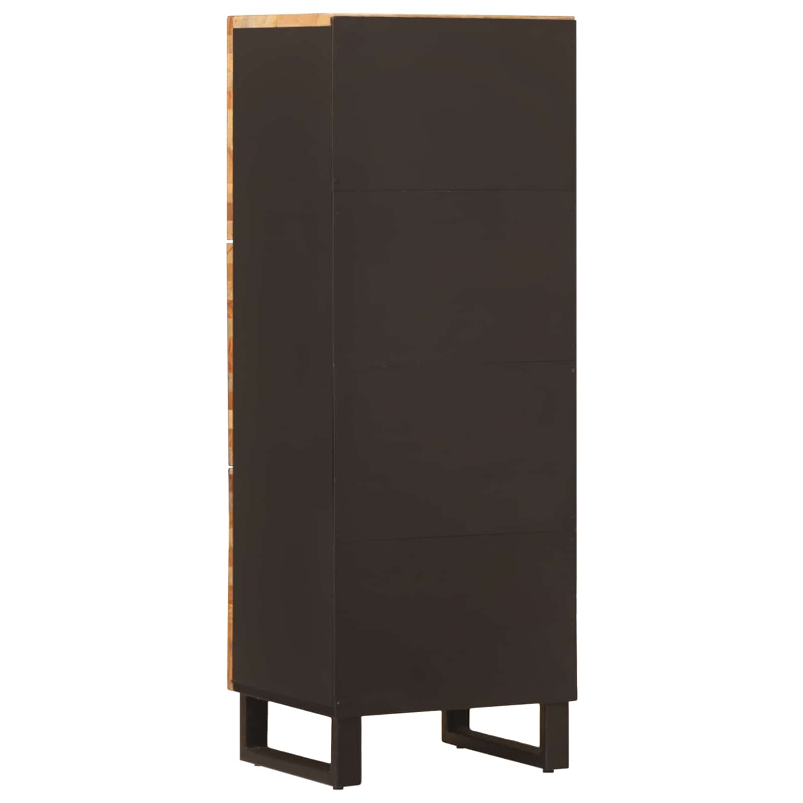 vidaXL Aufbewahrung Highboard Braun 40 x 33 x 110 cm Massivholz Mango