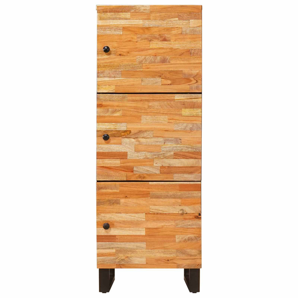 vidaXL Aufbewahrung Highboard Braun 40 x 33 x 110 cm Massivholz Mango