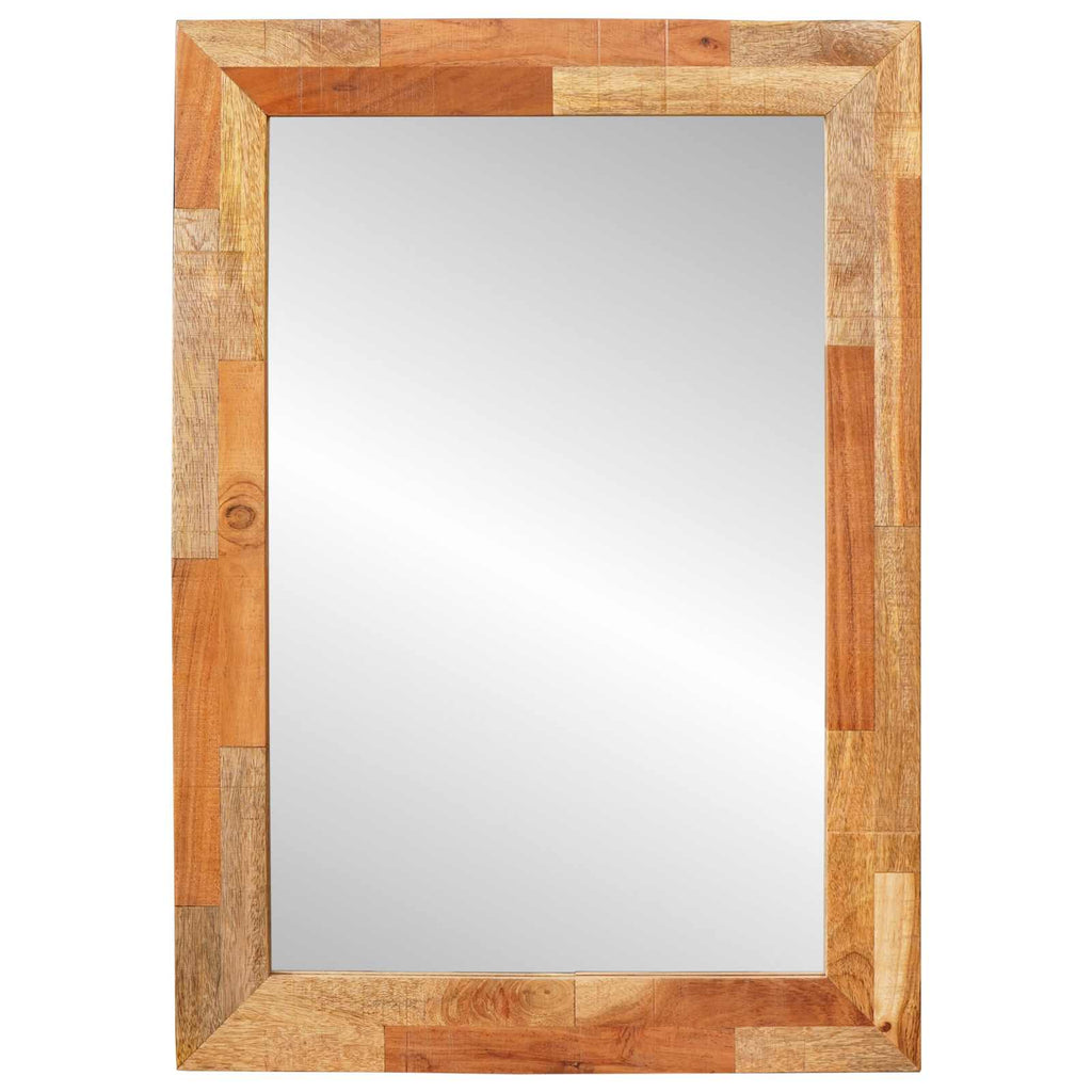 vidaXL Badezimmer Spiegel mit Speicher Artisan-Eiche 50 x 70 x 2,5 cm