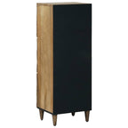 vidaXL Hochschrank mit Regal Braun 40 x 33,5 x 110 cm Massivholz Mango