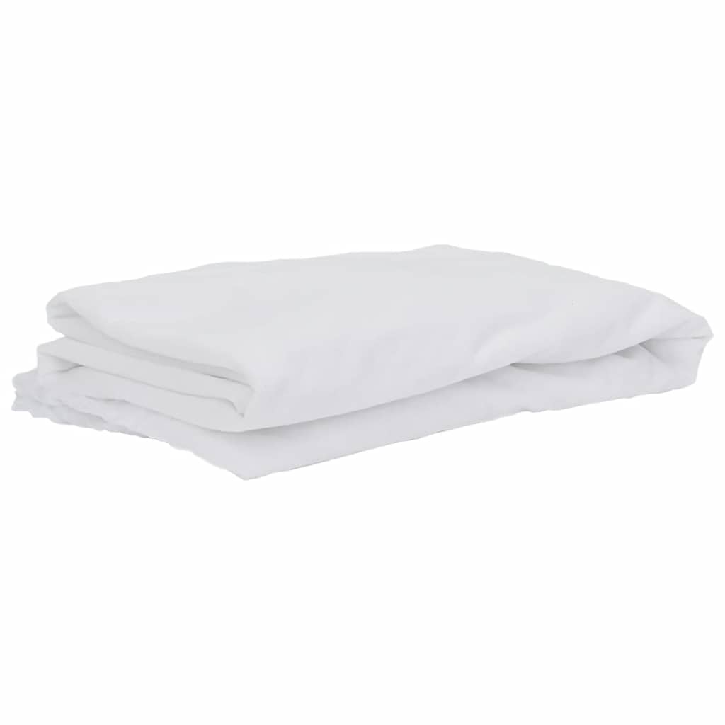 vidaXL Matratzenschoner Weiß 90x190 cm Wasserdicht