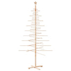 vidaXL Weihnachtsbaum Holz zum Schmücken 210 cm Massivholz Kiefer