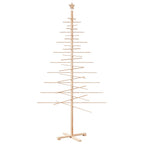 vidaXL Weihnachtsbaum Holz zum Schmücken 210 cm Massivholz Kiefer