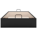 vidaXL Ottoman-Bett ohne Matratze Schwarz 80x200 cm Kunstleder
