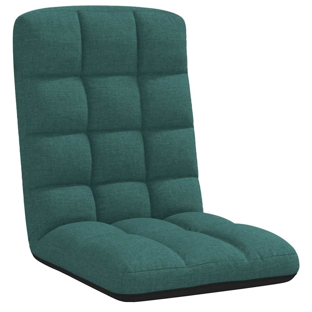 vidaXL Bodenstuhl Faltbar Dunkelgrün 71x51x62 cm Stoff