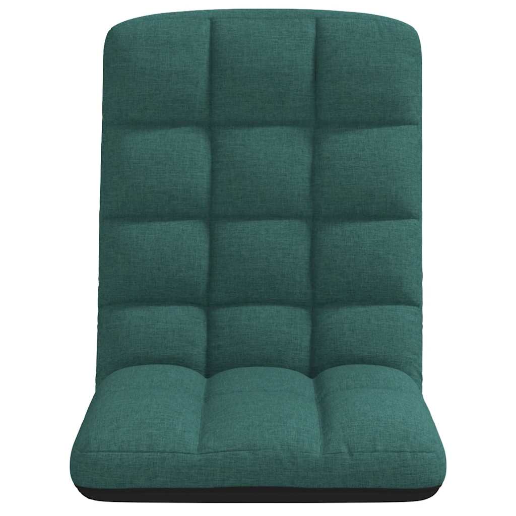 vidaXL Bodenstuhl Faltbar Dunkelgrün 71x51x62 cm Stoff