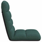 vidaXL Bodenstuhl Faltbar Dunkelgrün 71x51x62 cm Stoff