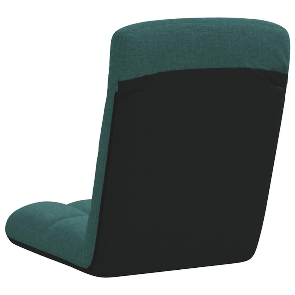 vidaXL Bodenstuhl Faltbar Dunkelgrün 71x51x62 cm Stoff