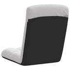 vidaXL Bodenstuhl Faltbar Wolkengrau 71x51x62 cm Stoff