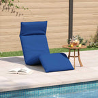vidaXL Sonnenliege Klappbar Königsblau 175x54x8,5 cm Oxford-Gewebe