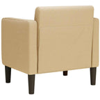vidaXL Sessel mit Armlehnen Graugrün 54 cm Cordstoff